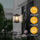 Hanging Solar Lanterns Outdoor Waterproof – 2 Pack Decorative Solar Lights for Outside, Patio, Porch, Yard, Balcony, Table – Hanging Outdoor Lantern Garden Gifts for Women,Mom by CozyNest Decor