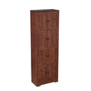 Tall Storage Cabinet With 8 Doors And 4 Shelves, Wall Storage Cabinet For Living Room, Kitchen, Office, Bedroom, Bathroom by HouseOfZazla