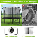 LotFun Kids Trampoline, 36 Inch Round, Indoor Outdoor with Basketball Hoop, 55 lb Weight Capacity by TinyTreasures Baby Boutique