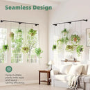 Plant Hanger Indoor with 12 Hanging Chains Hanging Planters for Indoor Plants Hanging Plant Holder Window Plant Rod Black Metal Shelves 70.8 Inch 2PCS Pot not Included by CozyNest Decor