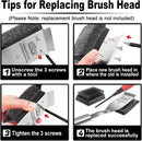 GRILLART Grill Brush Bristle Free, Safe Grill Brush for Outdoor Grill, SteamWizards BBQ Grill Cleaning Brush Kit, Replaceable Head Grill Scraper Tool, Grill Cleaner BBQ Accessories, Gifts for Men/Dad by GreenHaven Gardens