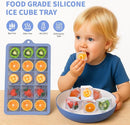 Silicone Ice Cube Tray 3 Pack, HANCELANT Ice Cube Mold, Ice Trays for Freezer with Lid for Whiskey, Baby Food, BPA Free, Easy Release by TinyTreasures Baby Boutique