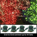 100 Count Red and Green - String Lights - 21.6FT LED Christmas Lights, Mini led Lights for Indoor Outdoor Home Holiday Party Wedding Independence Day Decoration by CozyNest Decor