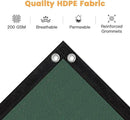 VICLLAX Shade Fabric Sun Shade Cloth with Every 2 FT Grommets for Patio Garden Pergola Cover Canopy 5x5 FT, Dark Green by GreenHaven Gardens