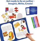 Skillmatics Storybook Art Kit - Create Adventure Stories, DIY Craft & Writing Kit with 300+ Stickers, Scrapbooking & Journal Activity, Gifts for Kids Ages 5, 6, 7, 8, 9, 10 by TinyTreasures Baby Boutique