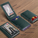 BULLIANT Men Wallet,Money Clip Wallet Slim For Gift Men 9Cards-Metal Credit Card Case in Magnetic Leather Flip by TinyTreasures Baby Boutique