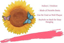 Spoontiques - Garden Décor - Sunflower Stepping Stone - Decorative Stone for Garden by CozyNest Decor