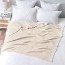 MIULEE Cream Super Soft Throw Blanket for Couch, Cozy Fluffy Warm Throws Knit Blankets for Sofa, Bed, Chair, Living Room, Camping, Picnic, 50 x 60 inch by CozyNest Decor