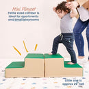 ECR4Kids SoftZone Junior Mix n' Match Step, Beginner Playset, Green, 2-Pack by TinyTreasures Baby Boutique
