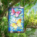 Hanging Solar Lantern Outdoor Waterproof LED Butterfly Solar Lights Decorative Solar Garden Lanterns Tabletop Lamp for Outdoor Patio Yard Decor by GreenHaven Gardens
