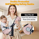 Baby Carrier Newborn to Toddler,Adjustable Baby Sling Carrier,Comfortable and Lightweight Toddler Carrier for 25-60 lbs,Ideal for Shopping Travelling by TinyTreasures Baby Boutique
