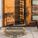 Durable Welcome Door Mats, 24"x36" Heavy-Duty Large Outdoor Mat for Front Door with Non-Slip Rubber Backing for Outside Entry, Garage, Patio, High Traffic Area by CozyNest Decor