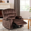 Recliner Chair Manual Modern Ergonomic Lounge Single Sofa Seat Living Room Lounge Recliners on Clearance Foam Filling by CozyNest Decor