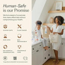 Branch Basics Premium Starter Kit: All Purpose, Glass, and Bathroom Cleaner plus our Foaming Wash, and Laundry Bottle (3 Plastic Spray Bottles + Concentrate) Fragrance-Free by CozyNest Decor