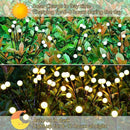 Solar Garden Lights Outdoor, 4 Pack 40 LED Solar Firefly Lights Waterproof, Sway by Wind, Solar Swaying Light for Yard Patio Backyard Garden Planter Flower Bed Pathway Outdoor Decoration (Warm White) by GreenHaven Gardens