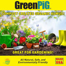 GREEN PIG Compost Accelerator Converts Yard Waste to Fertile Humus in 30 Days and Helps Control Odors Associated with Compost Piles, 1 Bag (12 Dissolvable Packets) by GreenHaven Gardens
