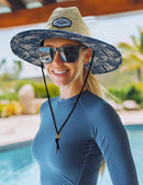 Palmyth Straw Hat for Men & Women Sun Hats, Beach Hat, Fishing Hat Wide Brim UPF 50+ Sun Protection