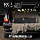 CROWN SHADES 10x10 Pop Up Canopy with 1 Side Wall - Beach Tent with One Push Setup - Outdoor Sun Shade for Events, Parties, Camping - Gazebo with STO-N-Go Cover Bag (Grid Grey) by GreenHaven Gardens