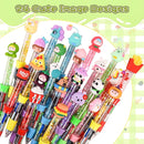 LiYiQ 24PCS Multicolor Pen in One Fun 4-in-1 Cute Pens Bulk Kawaii Cool Ballpoint Pens for Kids Fun Gifts by TinyTreasures Baby Boutique