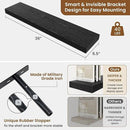 fuqing Floating Shelves for Wall, Bathroom Shelf Wall Mounted for Storage, Shelves with Invisible Bracket for Bedroom, Kitchen, Living Room, Farmhouse Small Book Shelf, 36 Inch Set of 2, Black by CozyNest Decor