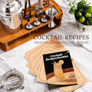 KITESSENSU Cocktail Shaker Set Bartender Kit with Stand | Bar Set Drink Mixer Set with All Essential Accessory Tools: Martini Shaker, Jigger, Strainer, Mixer Spoon, Muddler, Liquor Pourers |Silver by CozyNest Decor