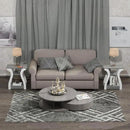 End Tables Living Room Set of 2,Grey End Table with Charging Station,Grey Side Table, Nightstand for Bedroom, 3 Tier End Table with Storage Shelf for Living Room by CozyNest Decor