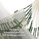 LA SIESTA® - Large Comfort Domingo Hammock Swing Chair & CasaMount - Weather & Tear Resistant Hanging Chair - Outdoor Indoor Hammock Chair w/Suspension Kit for Walls Ceilings Square Beams - Cedar by GreenHaven Gardens
