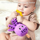 TUMAMA Baby Toys 0 3 6 12 Months, Hanging Stroller Toys Soft Marine Animal Crib Car Seat Toys, Crinkle Infant Rattles with Teether Squeaky Sensory Developmental Toy for Newborn by TinyTreasures Baby Boutique