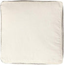 REDEARTH · Tufted Pouf Ottoman with Filler Textured Storage Cube Bean Bag Pouffe Footrest for Living Room, Bedroom, Nursery, Kidsroom; 100% Cotton (17.5"X17.5"X17.5", Melange Delight Taupe) by CozyNest Decor