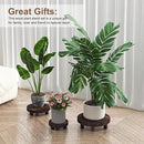 3 Pcs Wood Plant Stand Indoor Outdoor, Round Wood Riser for Decor 6/8/10" Wooden Stool Display Stand Flower Pot Holder Small Planter Tray Modern Potter Decorative for Desktop Counter Room by GreenHaven Gardens
