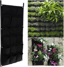 Ogrmar 18 Pockets Vertical Wall Garden Planter Plant Grow Bag for Flower Vegetable for Indoor/Outdoor (18 Pockets, Black) by CozyNest Decor