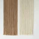 Flber 2 Pcs Macrame Wall Hanging Boho Wall Decor Handmade Macrame Art Tapestry Wedding Macrame Backdrop 13.7" W x 51" L For Living room Bedroom Headboard Decor by CozyNest Decor