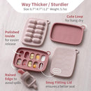 SAMiGO Baby Food Fruit Feeder and Breastmilk Popsicle Mold Set, Silicone Fruit Teether, Food Feeder Pacifier for Teething Relief, Freezer Tray, Baby Feeding Essentials, 4 Months+ by TinyTreasures Baby Boutique
