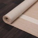 Bordered Outdoor Rug 6x9 Washable Outside Carpet for Indoor Patio Porch Waterproof Easy Cleaning Non Shedding Area Rugs Beige 6 x 9 by CozyNest Decor