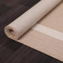 Bordered Outdoor Rug 9x12 Washable Outside Carpet for Indoor Patio Porch Waterproof Easy Cleaning Non Shedding Area Rugs Beige 9 x 12 by CozyNest Decor