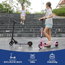 Caroma Electric Scooter for Kids Ages 6-12,150W/180WMotor,10 MPH Max Speed & 7 Miles,Colorful Lights,Adjustable Height & Speed,LED Display,Foldable Kids Electric Scooter 132 Lbs Max Load,Idea Gift by TinyTreasures Baby Boutique