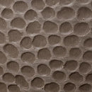 LA JOLIE MUSE Hanging Planters for Outdoor Plants, Large Outdoor Hanging Planters with Drain Holes Ash Brown, Honeycomb (13.2 Inch, Set of 2) by CozyNest Decor