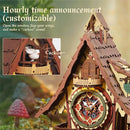 ROKR 3D Wooden Puzzles for Adults, Cuckoo Clock Model Kit, Room Home Decor DIY Watch Making Kit Functional Mechanical Building Toys, Hobbies Birthday Christmas Day Gifts for Men Women Kids 14+ by TinyTreasures Baby Boutique