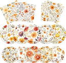 Fall Party Supplies - 60Pcs Autumn Thanksgiving Plates and Napkins Pumpkin Maple Leaf Table Decorations for Fall Birthday,Thanksgiving Party by CozyNest Decor