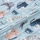 Baby Sleep Sack 2-4 T Baby Wearable Blanket 100% Organic Cotton 0.5 TOG Toddler Sleep Sacks 2- Way Zipper Soft 4 Layers 2T 3T 4T Kitten by TinyTreasures Baby Boutique