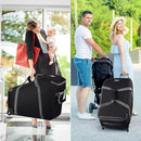 Infant Car Seat Travel Bag Fit Doona Car Seat Stroller and Base, Chicco Keyfit 35 and Base, Doona Travel Bag with Wheels, Padded Car Seat Bags for Air Travel, Nuna Travel Bag with Zipper Pocket by TinyTreasures Baby Boutique