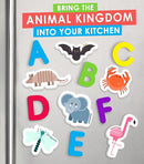 Curious Columbus Toddler Magnets – Animal Fridge Magnets for Kids | 52 Refrigerator Magnets with 26 Animals + 26 ABC Magnetic Letters | Foam Alphabet Learning Set for Toddlers by TinyTreasures Baby Boutique