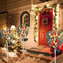 YJFWAL Cardinal Bird&Rose Cross Garden Stake Light, Solar Glass Cross for Cemetery Grave, Jesus Cross Angel Wings Sympathy Memorial Gifts, Halloween Christmas Garden Lawn Yard Patio Decor by GreenHaven Gardens
