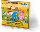 METMA 1999 Egg Decorating Kit Farm Crafts - Complete Decorative Eggs Set with Liquid Dyes, Tablets, Stickers, Egg Spinner and More - Fun Easter Egg Dye Kit Arts and Crafts for Kids (Farm Crafts) by TinyTreasures Baby Boutique