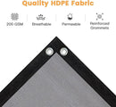VICLLAX Shade Fabric Sun Shade Cloth with Every 2 FT Grommets for Patio Garden Pergola Cover Canopy 14x23 FT, Light Grey by GreenHaven Gardens