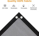 VICLLAX Shade Fabric Sun Shade Cloth with Every 2 FT Grommets for Patio Garden Pergola Cover Canopy 3x11 FT, Light Grey by GreenHaven Gardens