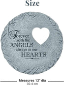 Let's Make Memories Personalized Always in Our Hearts Memorial Garden Stone - Sympathy Marker by CozyNest Decor