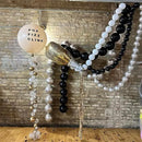 Black White and Gold Linking Balloons, 90PCS Black Gold and White Balloon Arch, Metallic Silver Quick Linked Connecting Balloon for Wedding Birthday Baby Shower Graduation New Year Party Decorations by CozyNest Decor