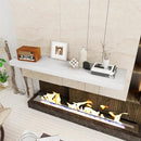 White Floating Shelves 48 Inch Long, 12 Inch Deep Floating Shelves for Wall, 48 x 12 Large Wall Shelves for Home Storage & Display, 2" Thicked Floating Shelf for Bedroom, Living Room, 1 Pack by CozyNest Decor