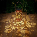 Hummingbird Solar Lanterns Outdoor Waterproof Garden Decor Birthday Gifts for Women Mom Grandma Hanging Solar Lights Metal Lantern Decoration Outside for Porch,Patio,Yard,Backyard by GreenHaven Gardens